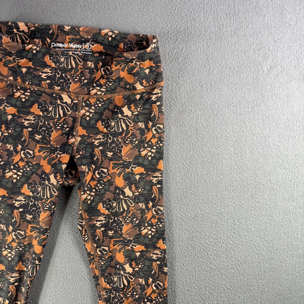 Outdoor Voices Leggings Women S Printed High Rise Athletic‎ Workout Pants Floral - Picture 9 of 9